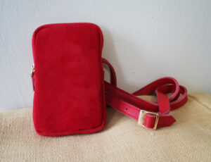 Sac rouge Verso velours web